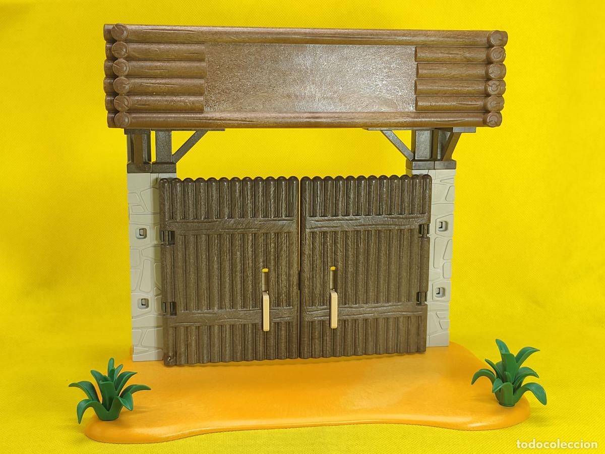 Playmobil: Playmobil Puerta de fuerte, conexi&oacute;n System X