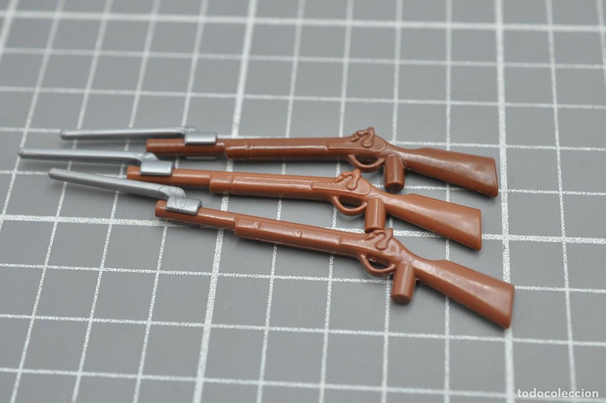 Playmobil: wsk071 Playmobil, 3 rifles bayoneta