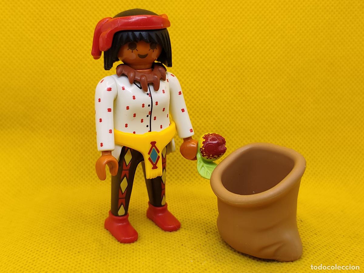 Playmobil: Playmobil Mujer india recolectora, india con manzanas
