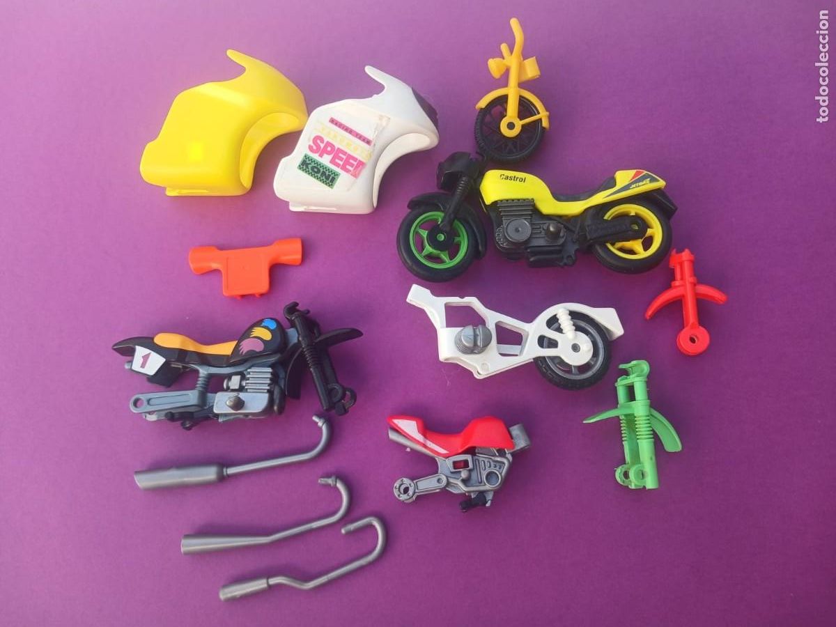 Playmobil: Playmobil desguace de motos