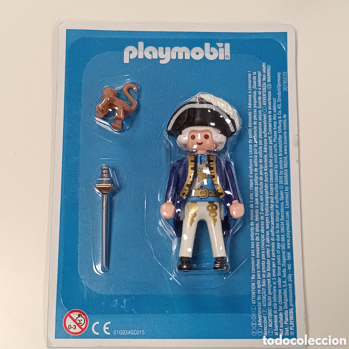 Playmobil: Playmobil Caballero Ingles Pirata Bl&iacute;ster NUEVO PRECINTADO