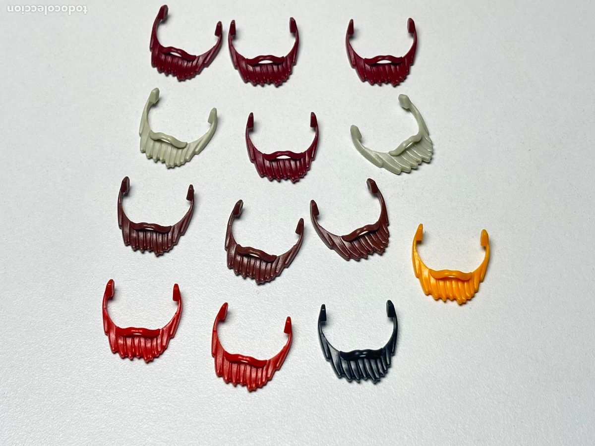 Playmobil: PLAYMOBIL lote barba varios colores