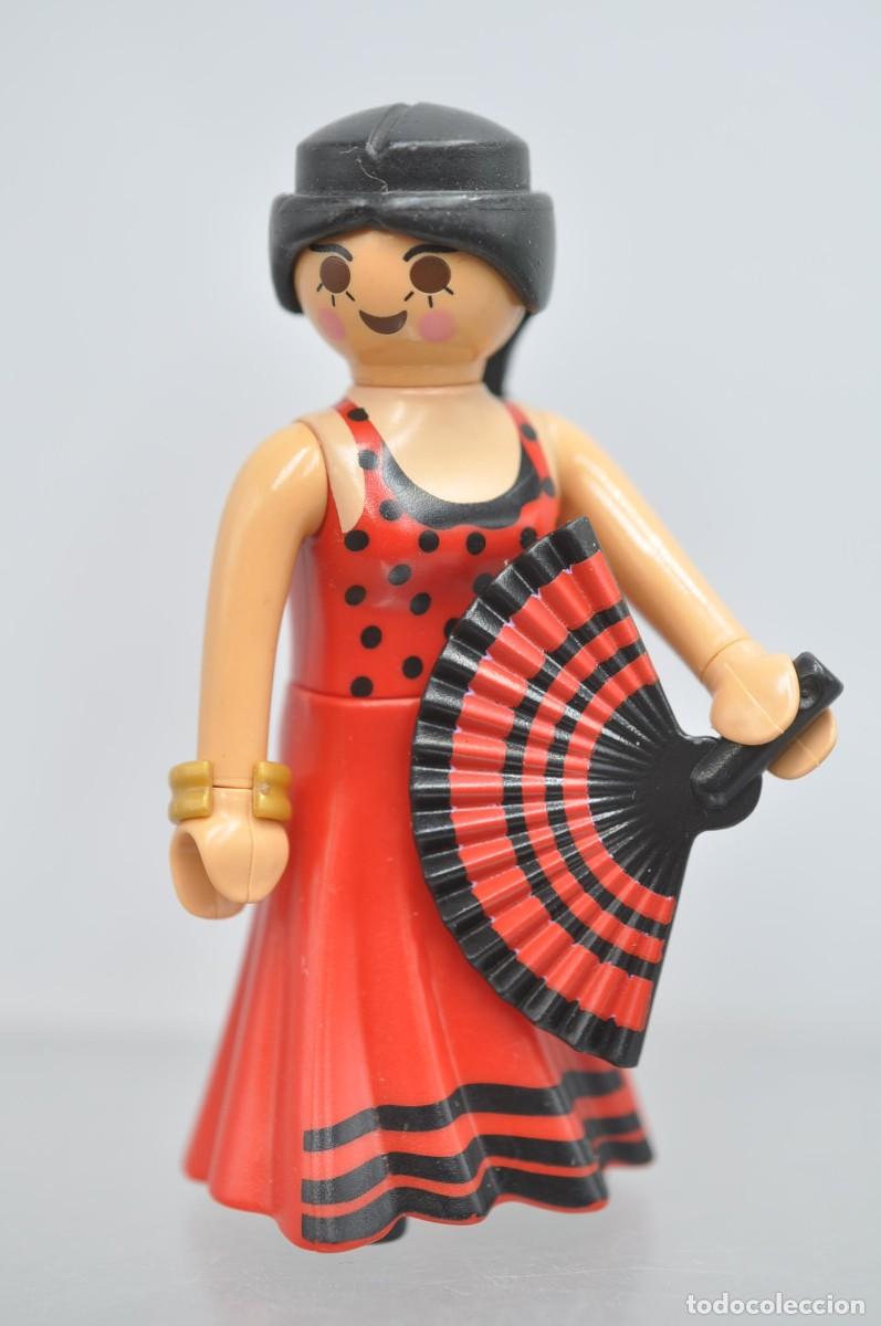 Playmobil: WSK072 Playmobil, figura mujer, flamenca