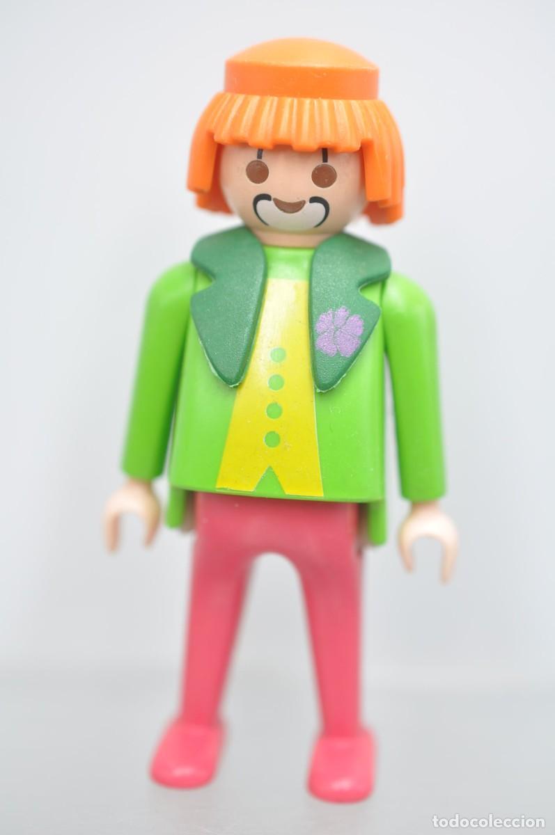 Playmobil: WSK072 Playmobil, figura hombre, payaso