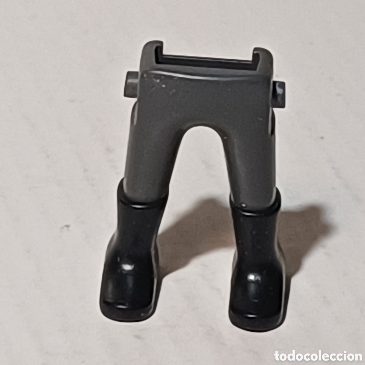 Playmobil: Pieza playmobil piernas grises notas negras soldado oeste western policia