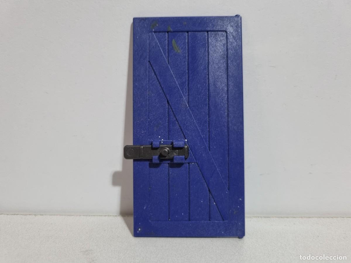 Playmobil: Playmobil 4398 Puerta Azul Entrada Oficina Banco Maleta Oeste