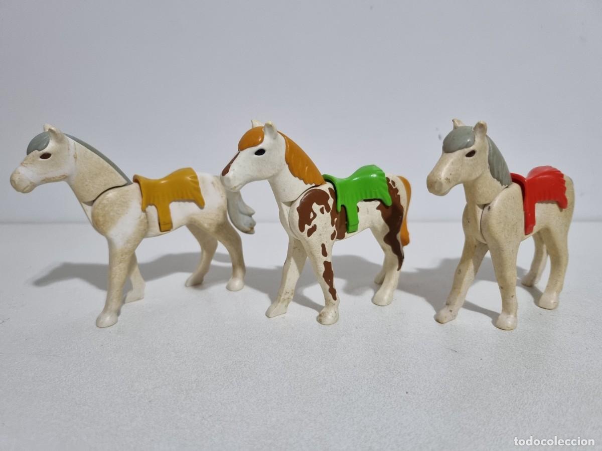 Playmobil: Playmobil Lote Caballo Guerrero Indio Apache Silla Montura Oeste Western