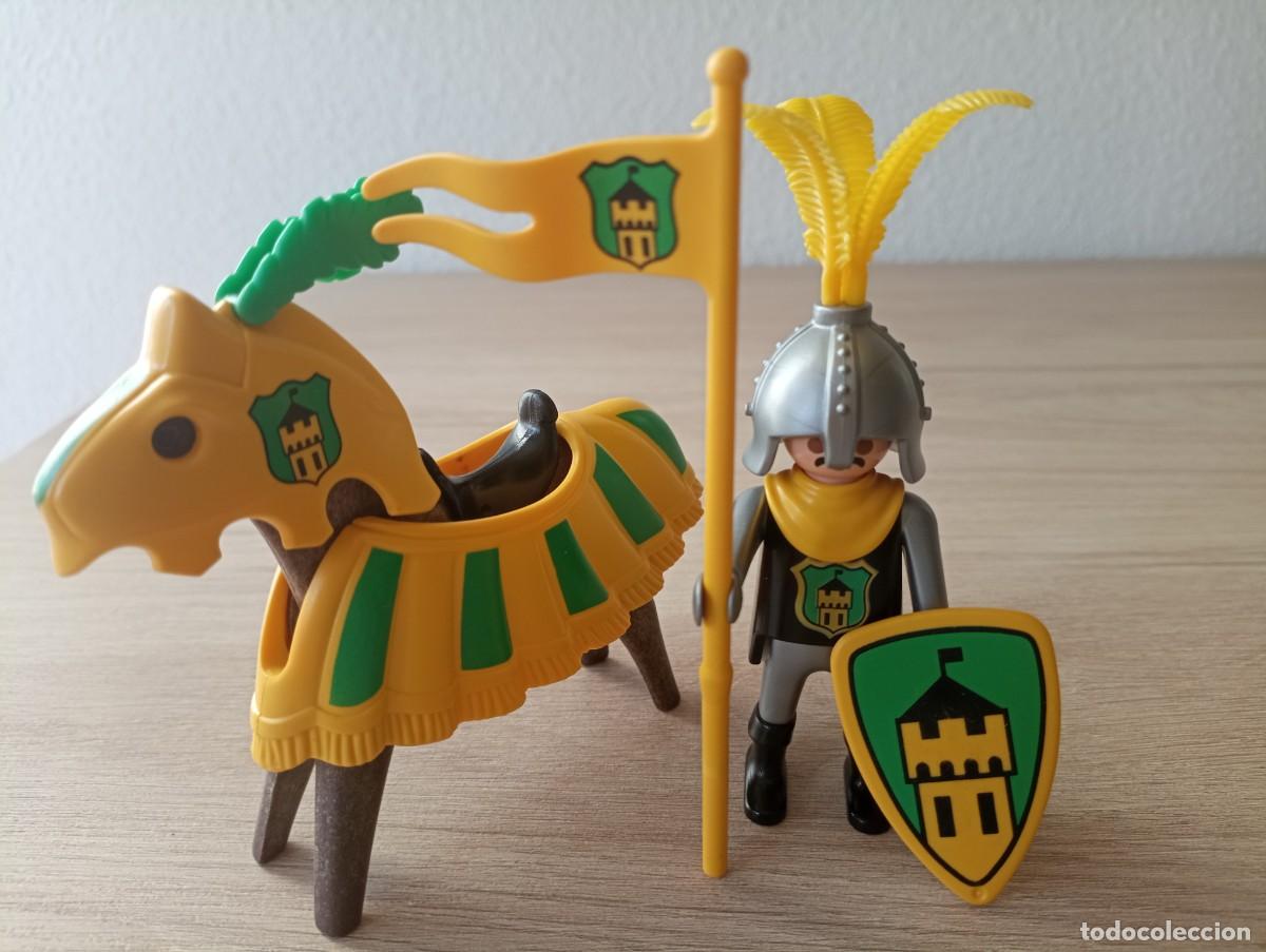 Playmobil: playmobil, lote, Ref. 3652, edad media, caballero de la torre, torneo, justa, original,