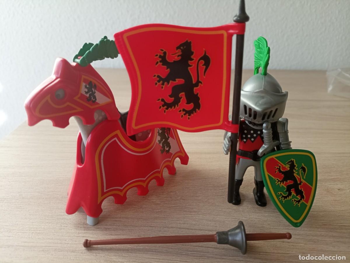 Playmobil: playmobil, lote, Ref. 5725, edad media, caballero del leon, torneo, justa, original,