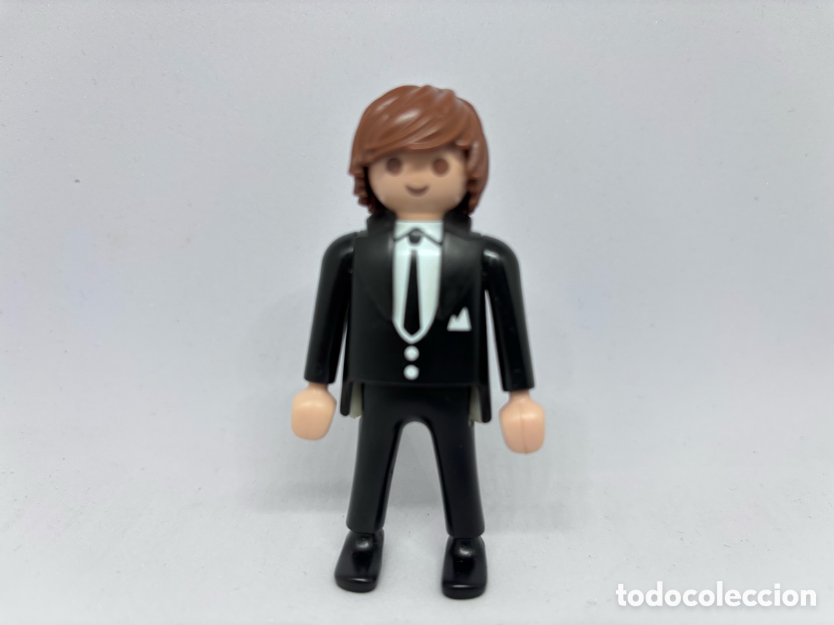 Playmobil: Playmobil novio corbata casta&ntilde;o