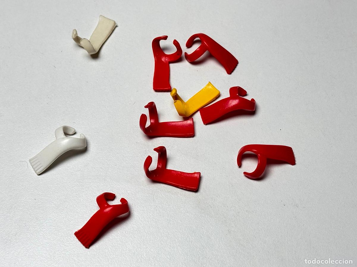 Playmobil: Playmobil lote bufanda roja blanca amarilla