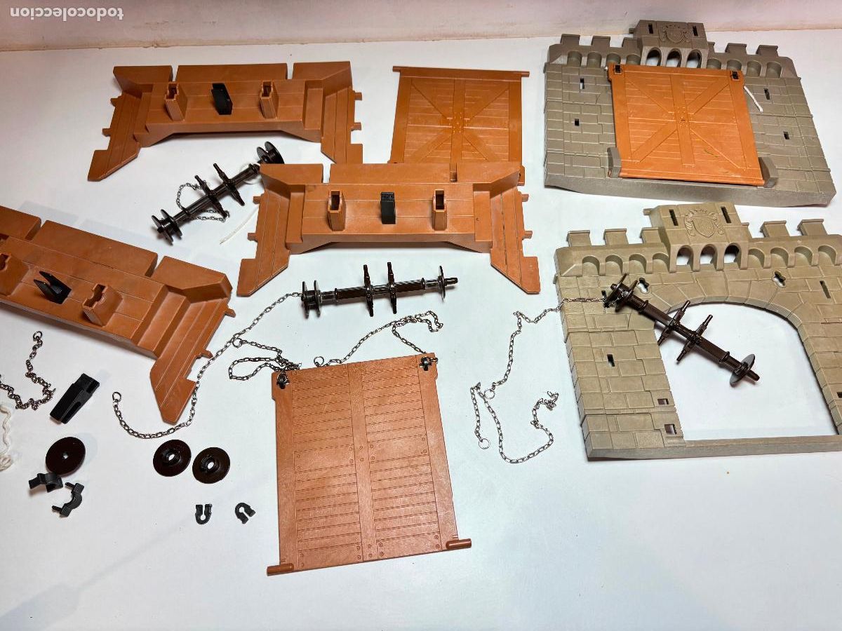 Playmobil: Playmobil 3666 lote puerta Castillo accesorios