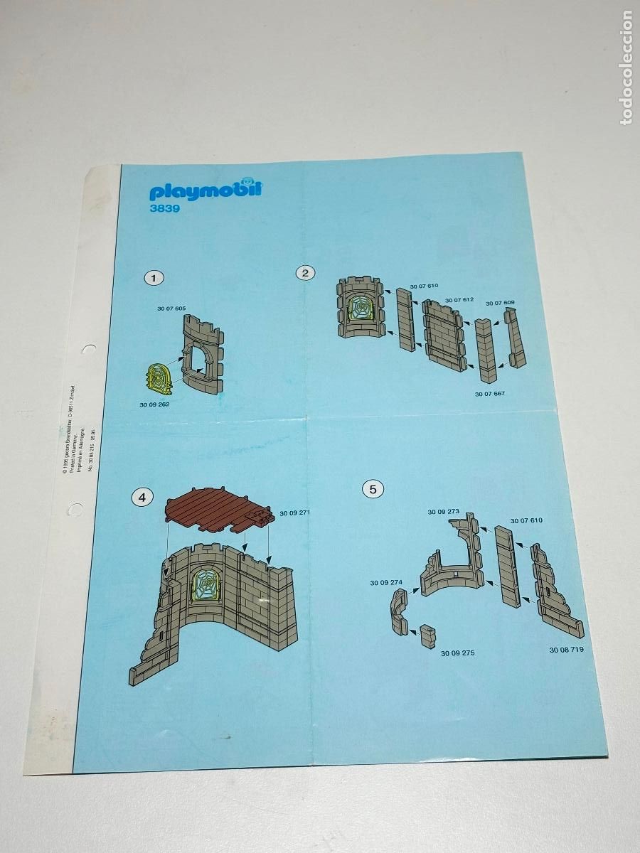 Playmobil: Playmobil 3839 instrucciones Castillo