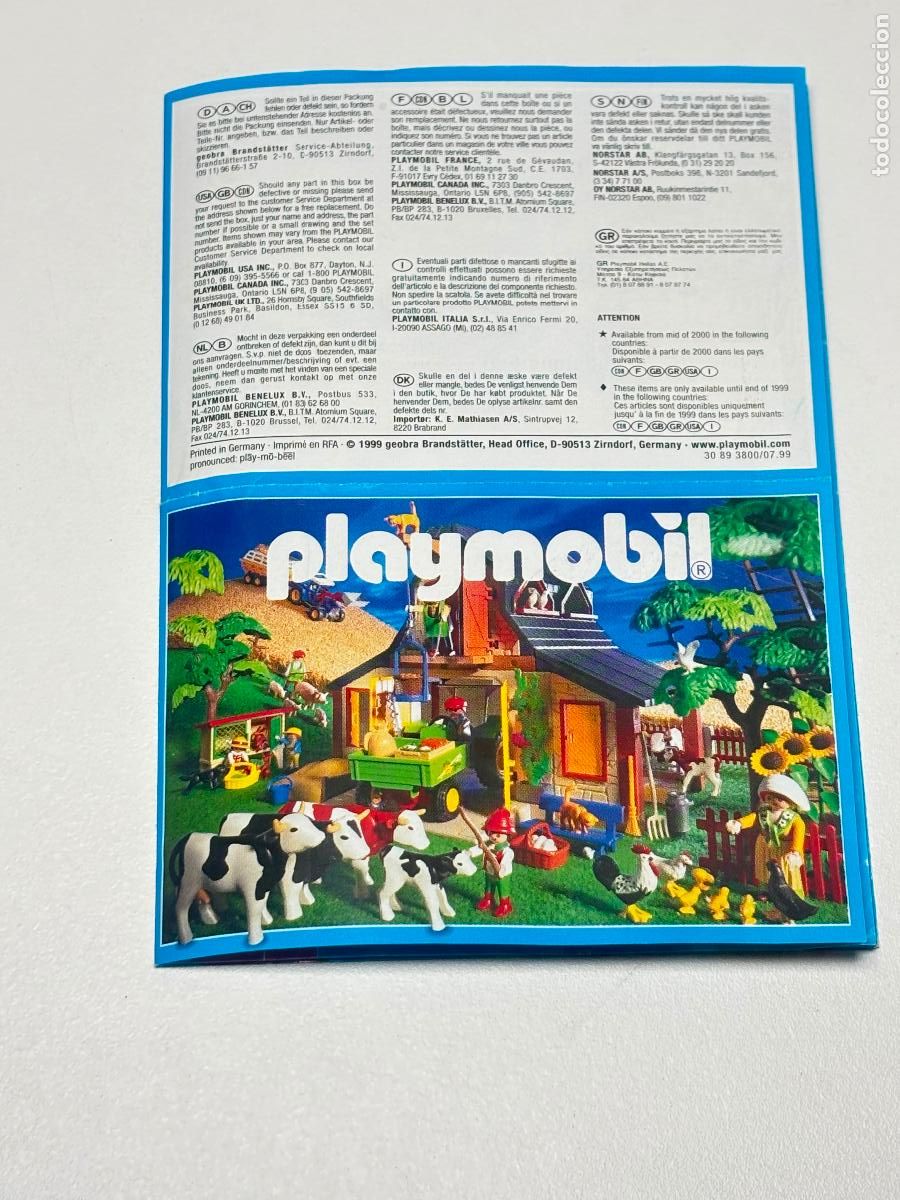 Playmobil: Playmobil folleto informativo