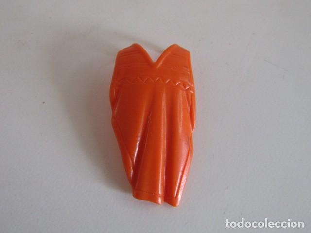 Playmobil: DIFICIL GRAN MANTO PONCHO NARANJA DE BANDIDO MEJICANO OESTE ANTIGUO PLAYMOBIL
