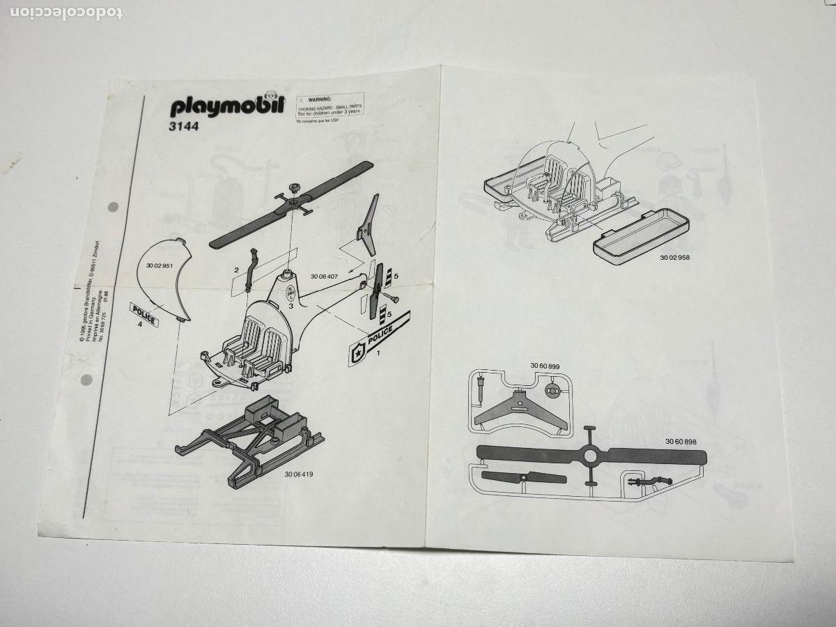 Playmobil: Playmobil 3144 instrucciones
