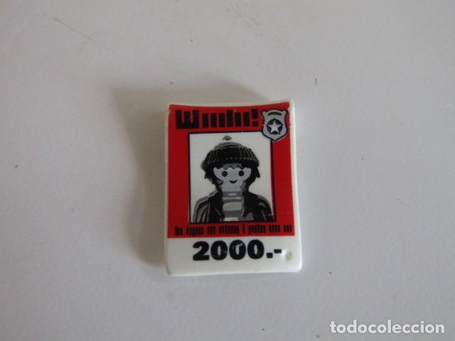 Playmobil: DIFICIL CARTEL DE MANO SE BUSCA BANDIDO LADRON DE BANCOS ESPECIAL PLAYMOBIL