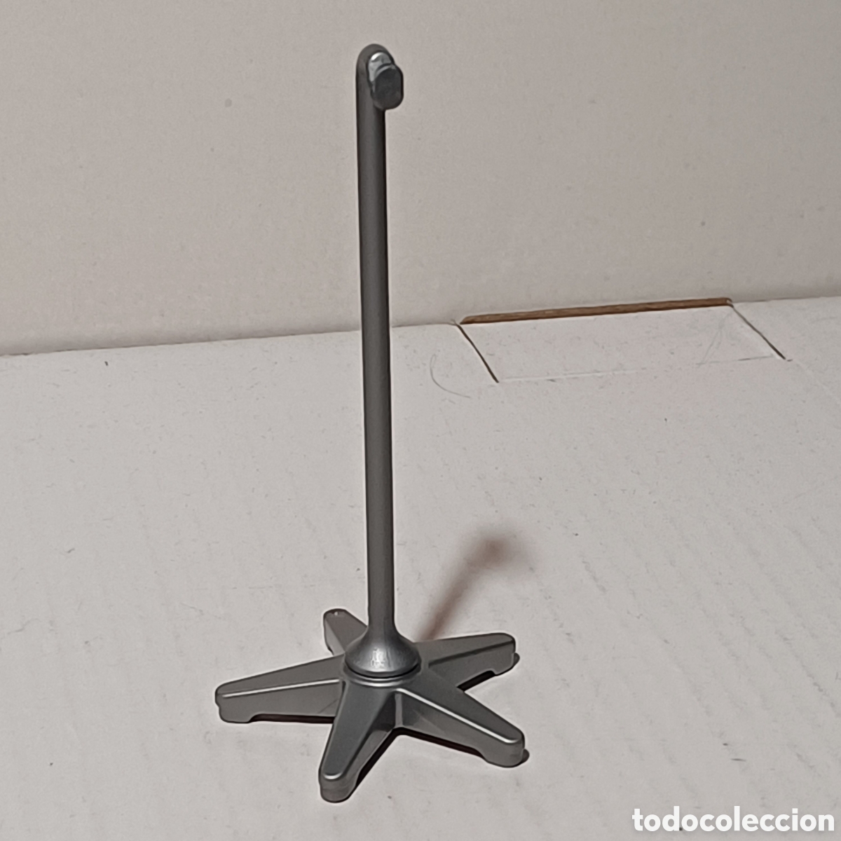 Playmobil: Pieza playmobil soporte gotero suero cama hospital quirofano gris metalizado