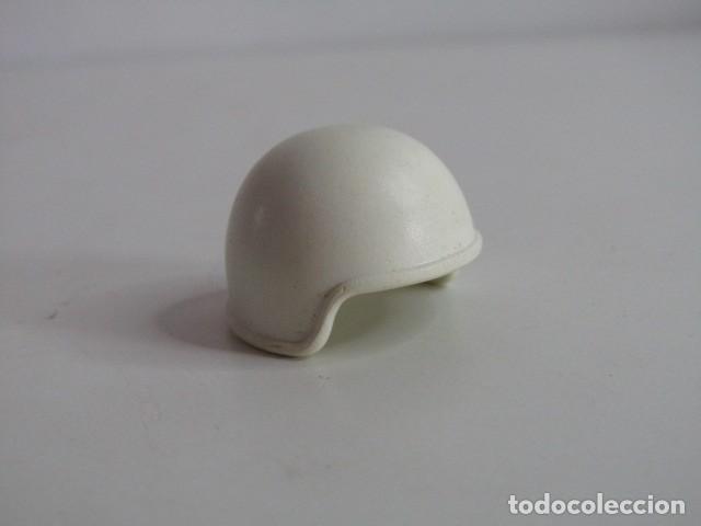 Playmobil: DIFICIL CASCO BLANCO DE SKI ANTIGUO OLIMPIADAS O MOTOS RAR PLAYMOBIL