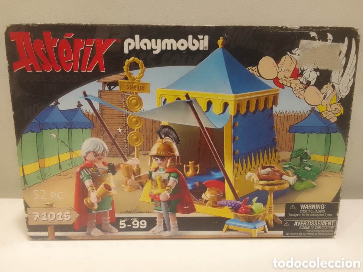 Playmobil: Caja vac&iacute;a Playmobil Ast&eacute;rix REF 71015.