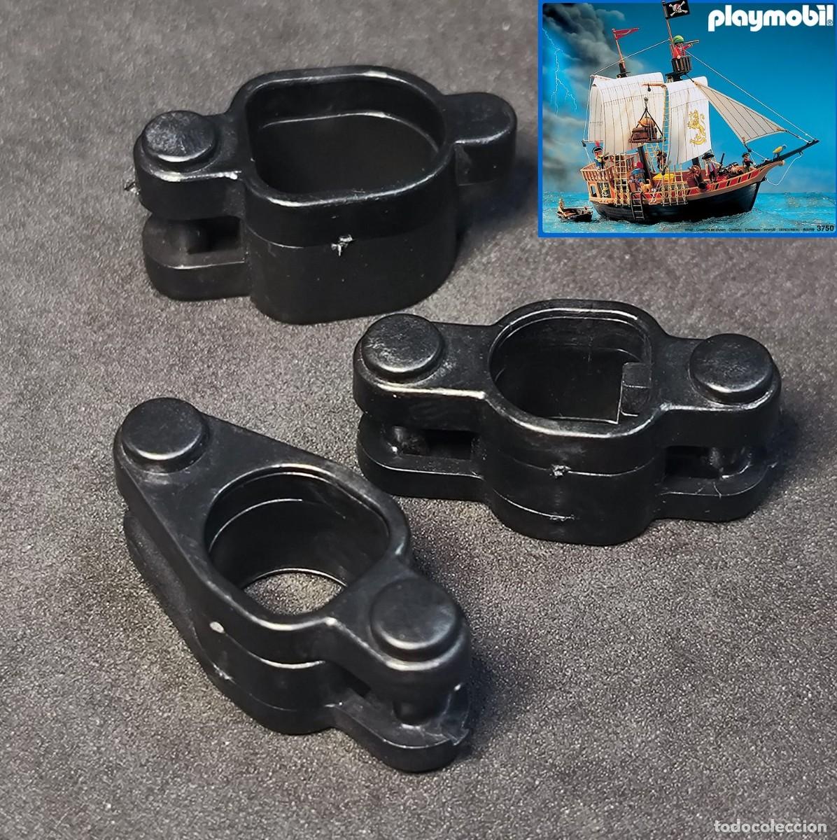 Playmobil: Playmobil enganches soportes de mastiles barco pirata 3550 3750 en perfecto estado ☼