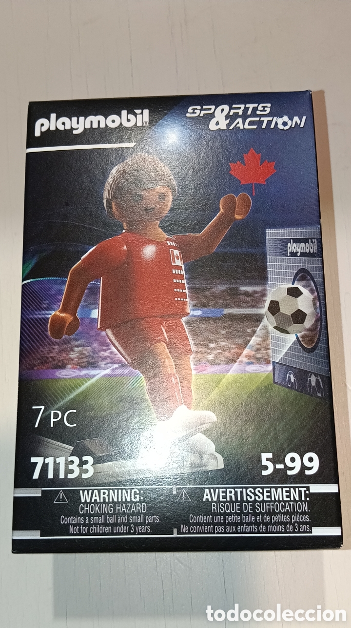 Playmobil: CAJA PLAYMOBIL SIN ABRIR F&Uacute;TBOL CANAD&Aacute;