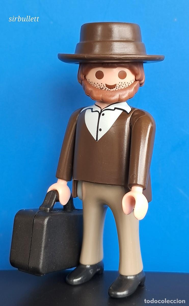 Playmobil: Figura viajante vendedor. Playmobil. Oeste victoriano cazafantasmas