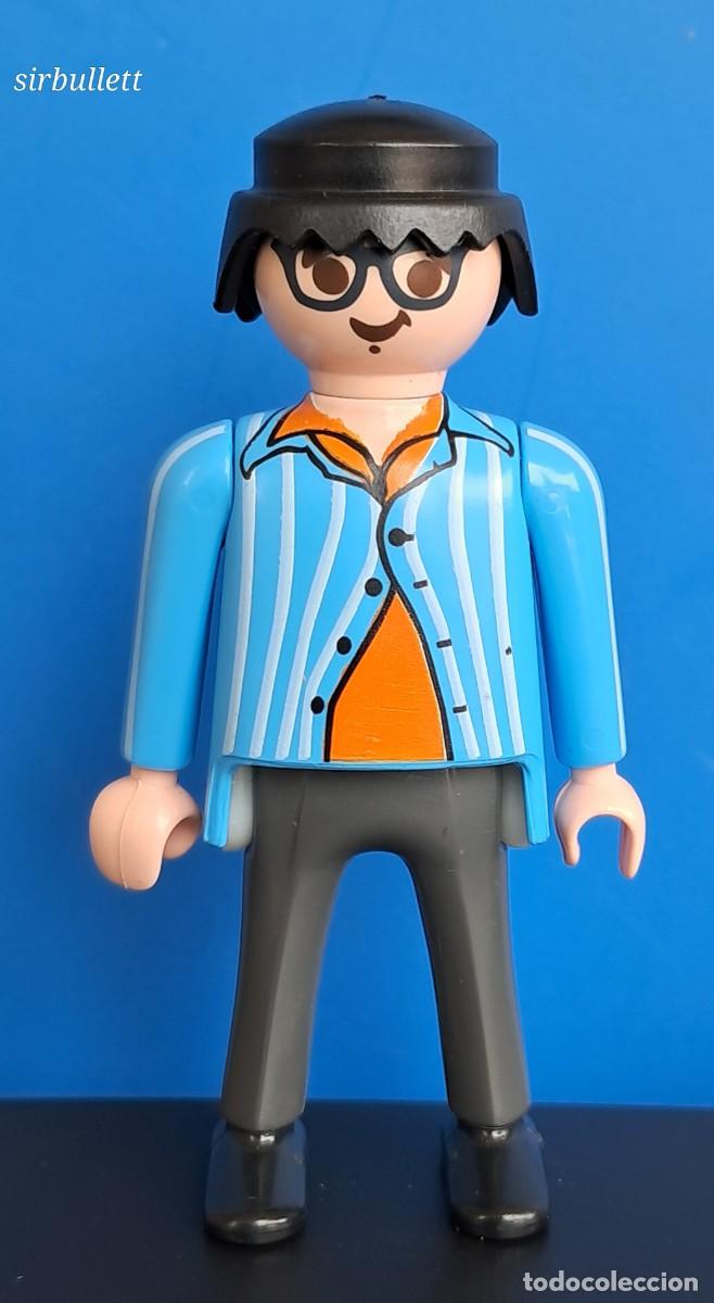 Playmobil: Figura Louis Tully. Playmobil. Cazafantasmas. Ciudad. Gafas camisa botones