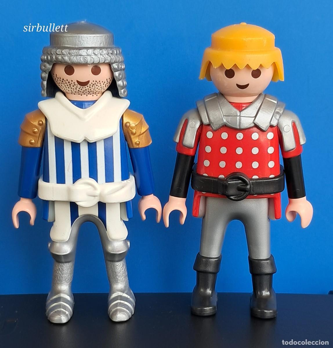 Playmobil: 2 figuras guerreros medievales. Playmobil. Arqueros