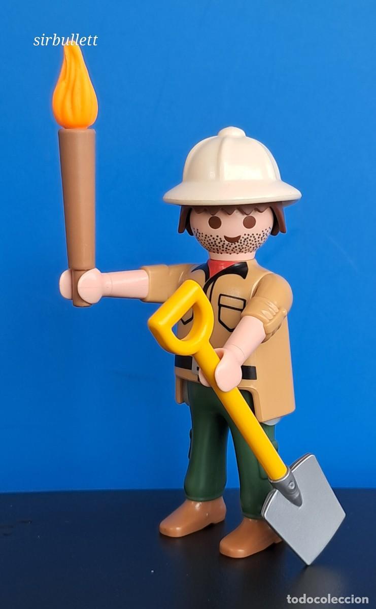 Playmobil: Figura arque&oacute;logo explorador. Playmobil