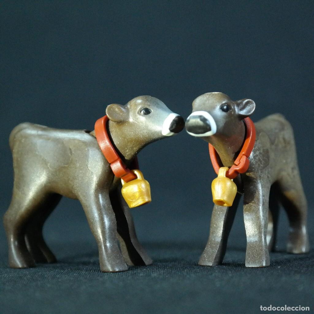 Playmobil: Playmobil dos terneros con campanitas ☼
