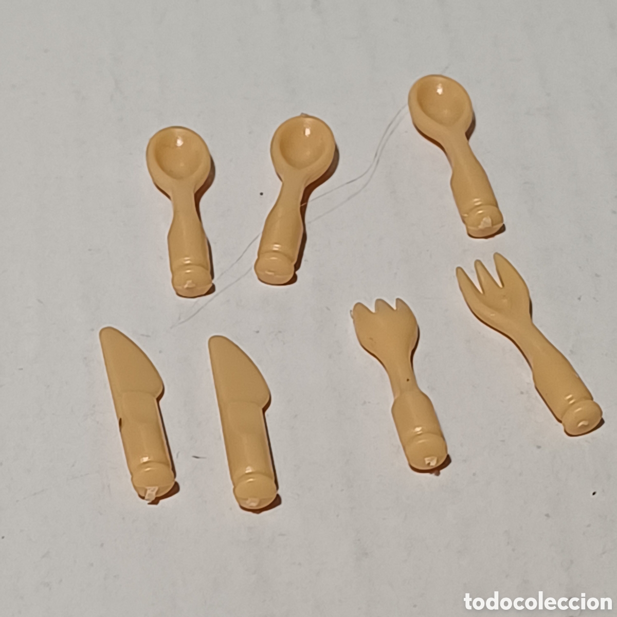 Playmobil: Pieza playmobil lote cubiertos beige habitaci&oacute;n hospital