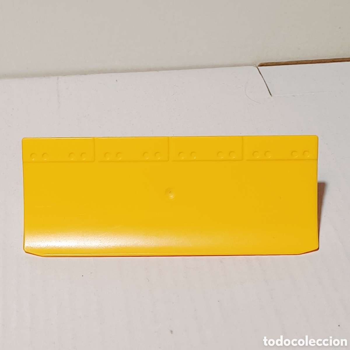 Playmobil: Pieza playmobil N&deg; 3298620 pala maquina quitanieves amarillo con enganche