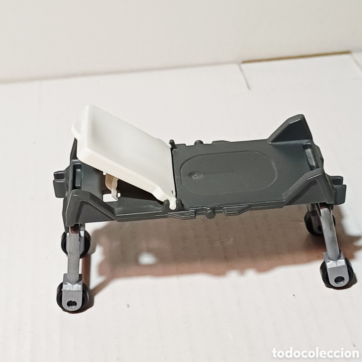 Playmobil: Pieza playmobil camilla gris oscuro ambulancia hospital rescate salvamento plegable