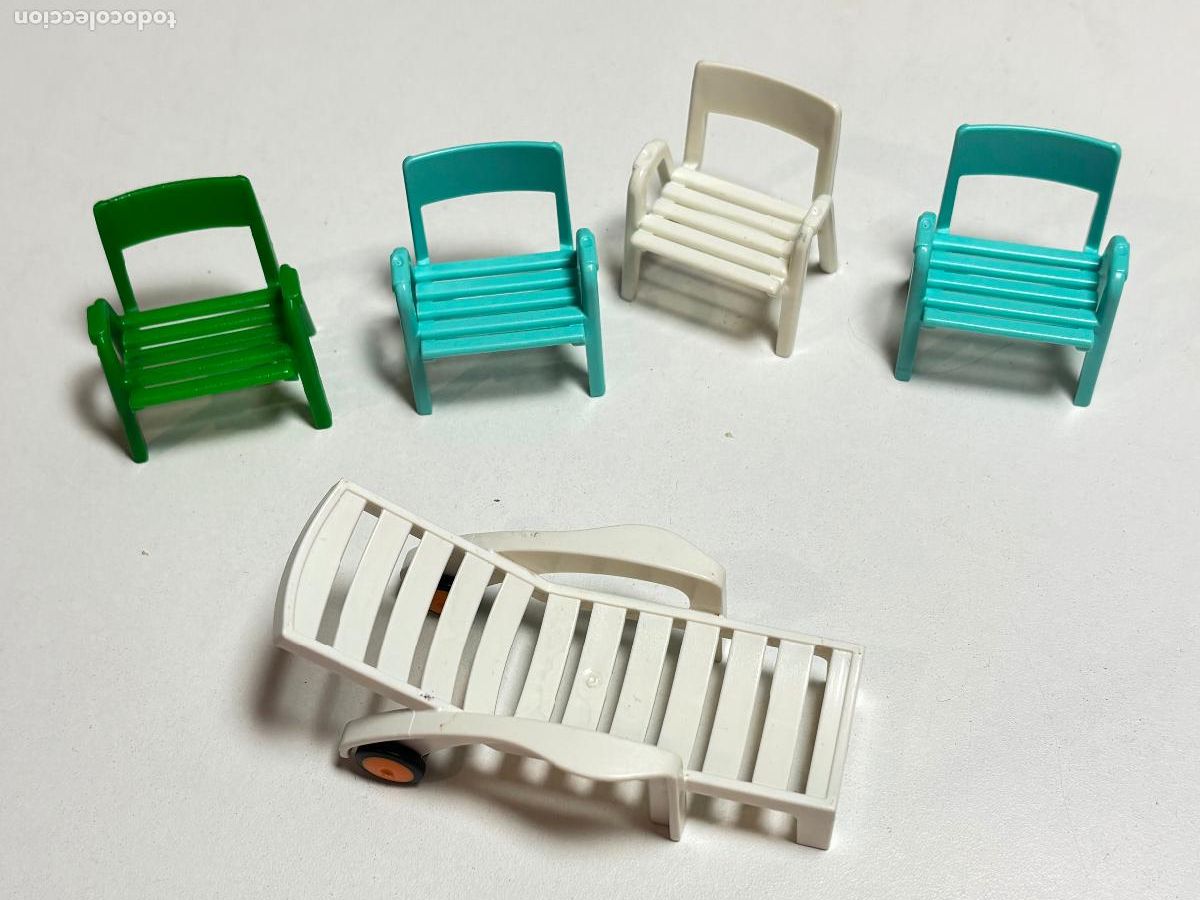 Playmobil: Playmobil lote amaca con ruedas y silla