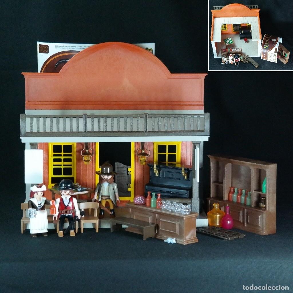 Playmobil: Playmobil saloon oeste con 3 figuras, muebles, piano y muchos accesorios ☼