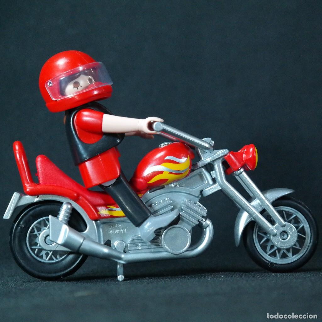 Playmobil: Playmobil moto chopper 5113 con figura ☼