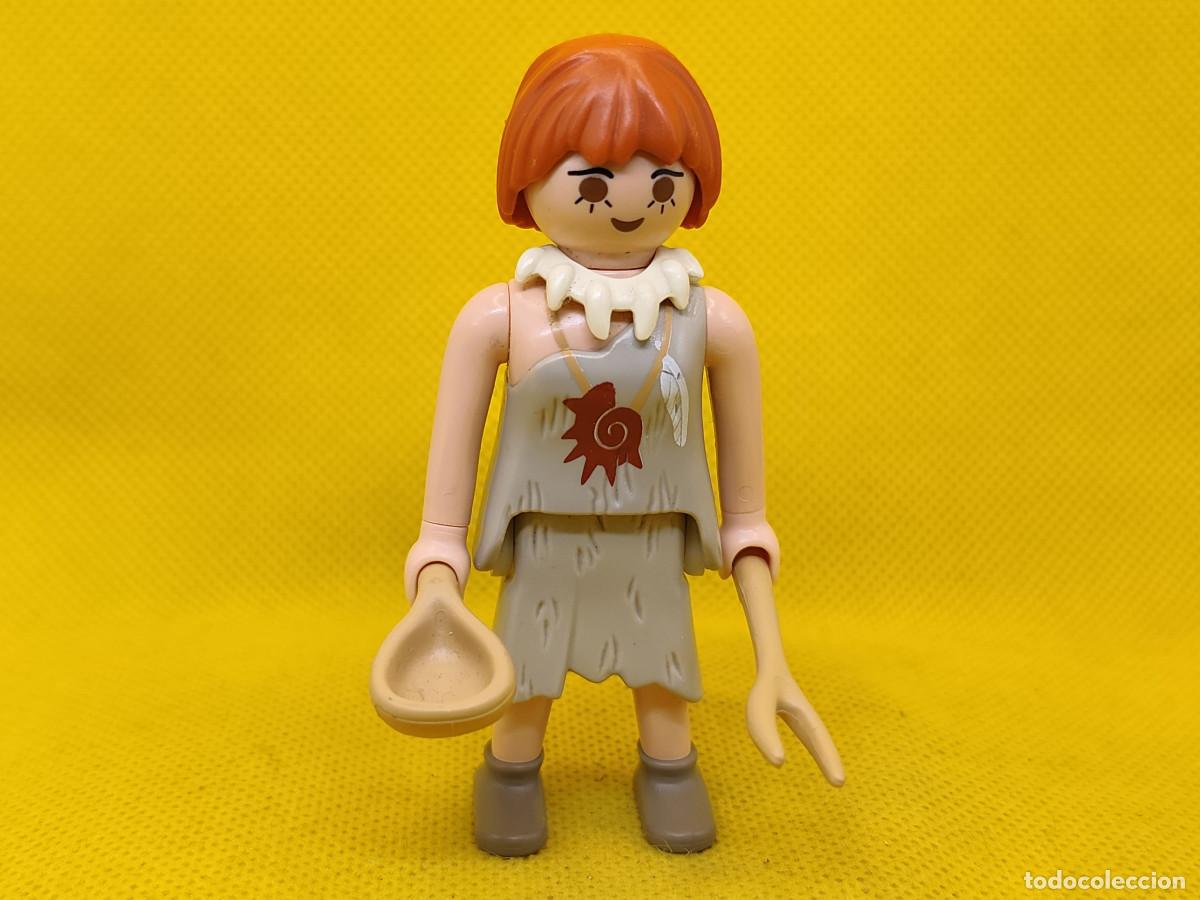 Playmobil: Playmobil Mujer prehist&oacute;rica, mujer troglodita