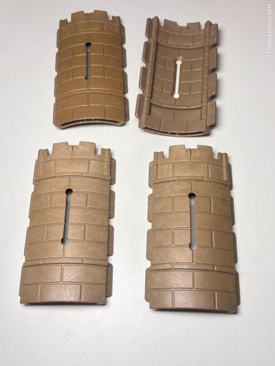 Playmobil: Playmobil lote pared arqueada torre Castillo