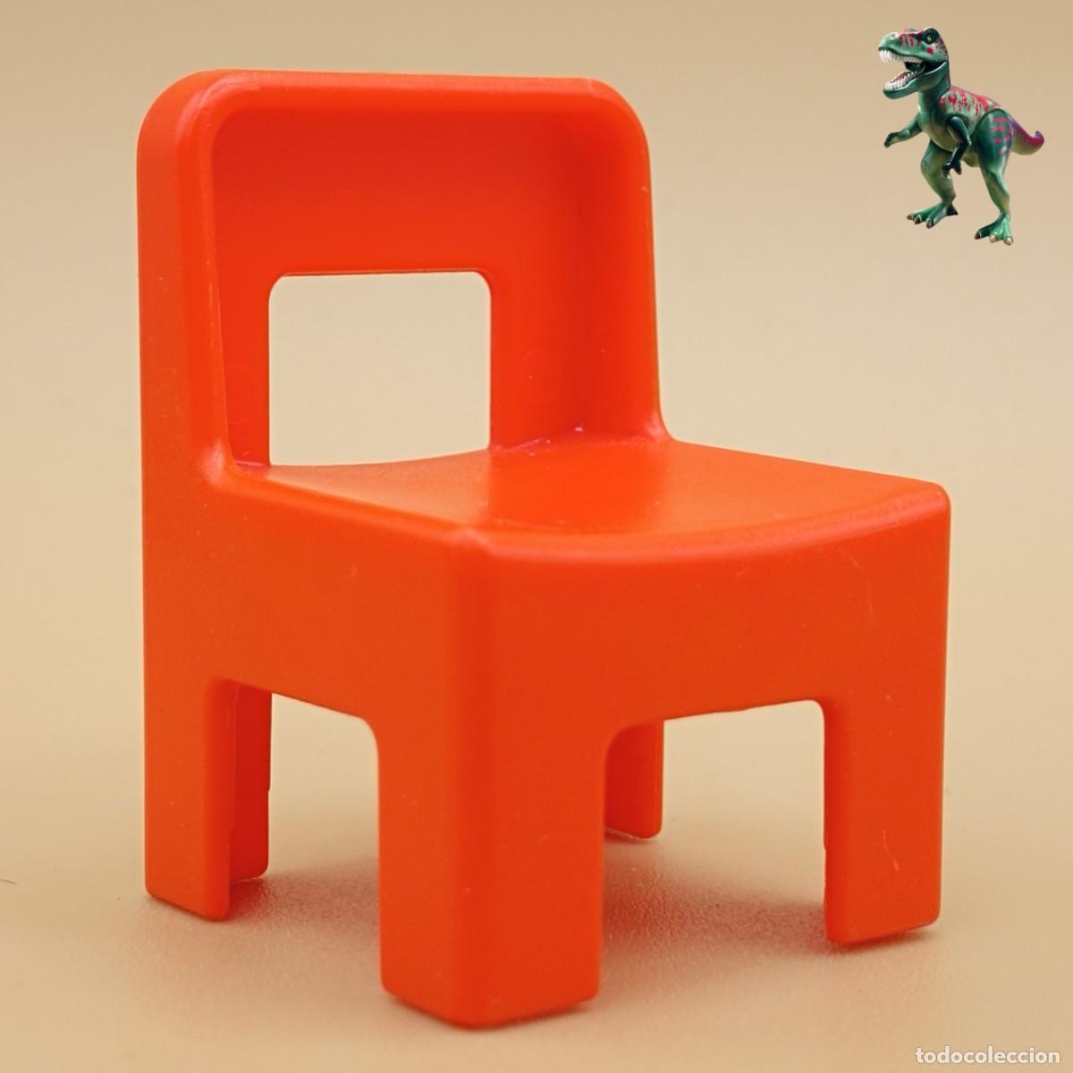 Playmobil: Playmobil 123 silla naranja asiento mueble de cocina 5046 6600 6750 6768 9382 70129 60020530