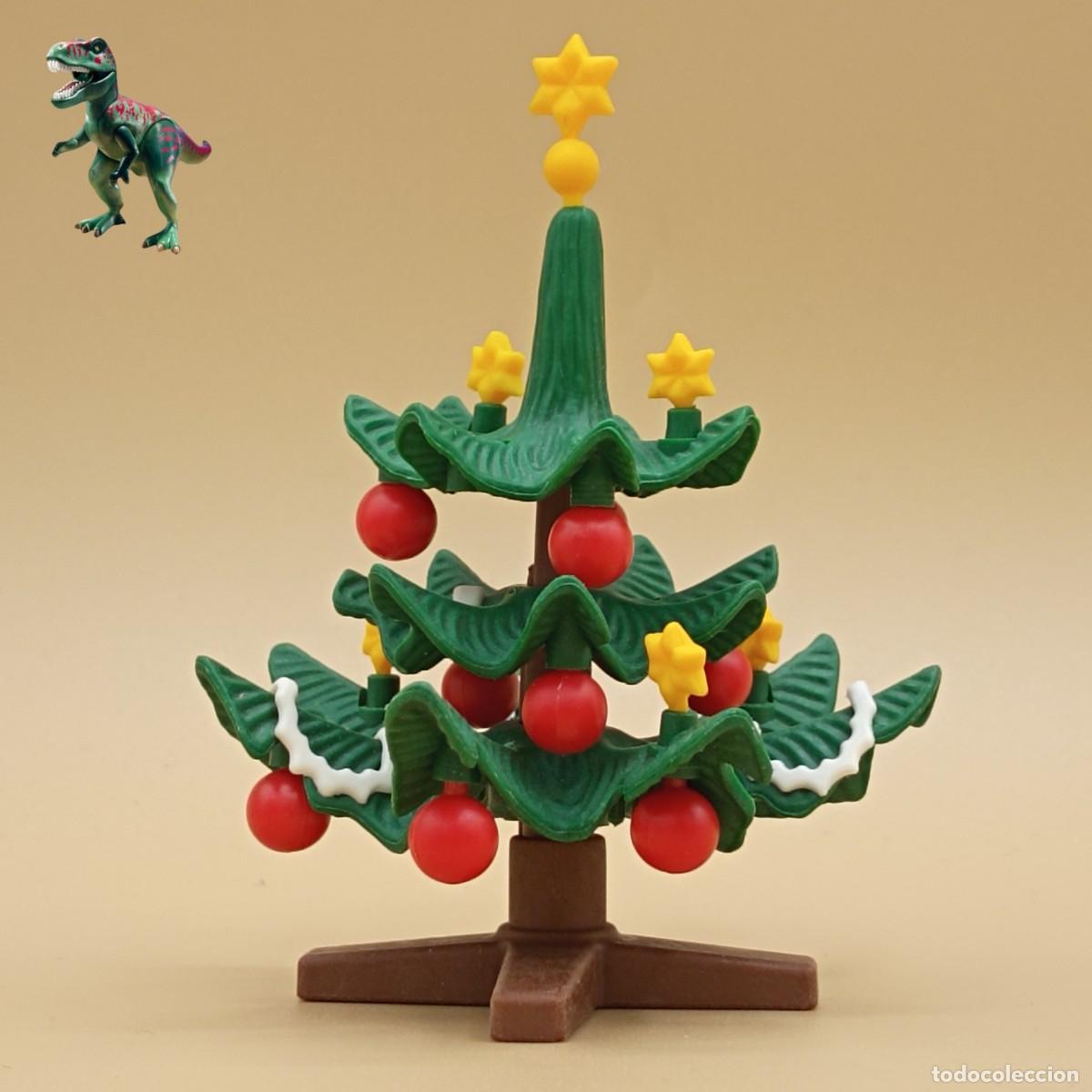 Playmobil: Playmobil arbolito de navidad arbol peque&ntilde;o decorado abeto adornado pino belen 3950 4150 4161 5976