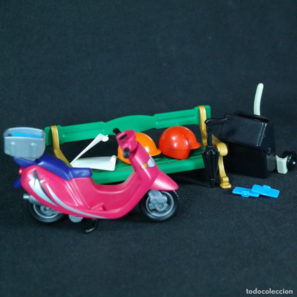 Playmobil: Playmobil scooter con banco y accesorios ☼