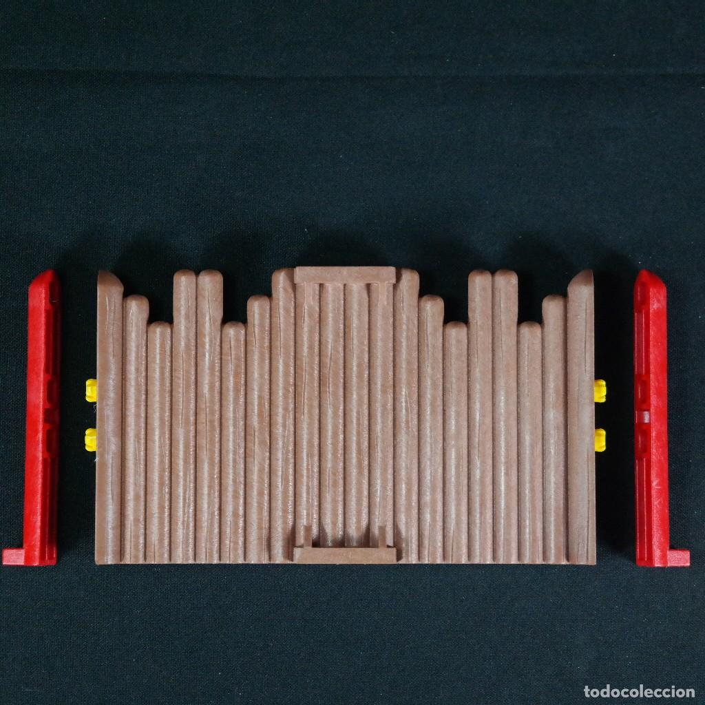 Playmobil: Playmobil pared con terminaciones rojos fuerte sistema X ☼
