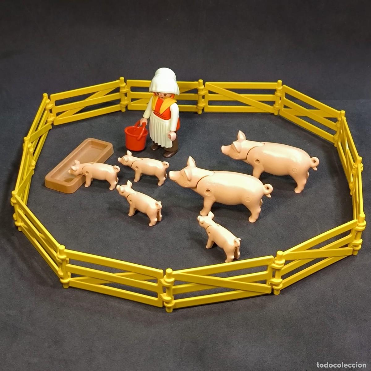 Playmobil: Playmobil granjera con chanchos ☼