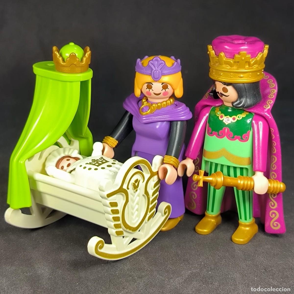 Playmobil: Playmobil pareja real con cuna y bebe ☼