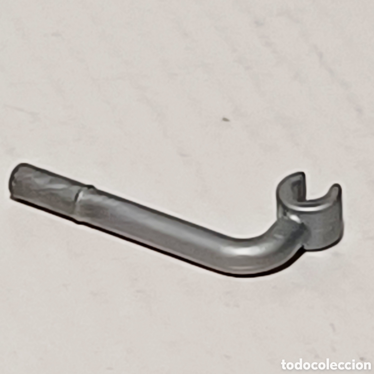 Playmobil: Pieza playmobil enganche gris metalizado en escuadra soporte union