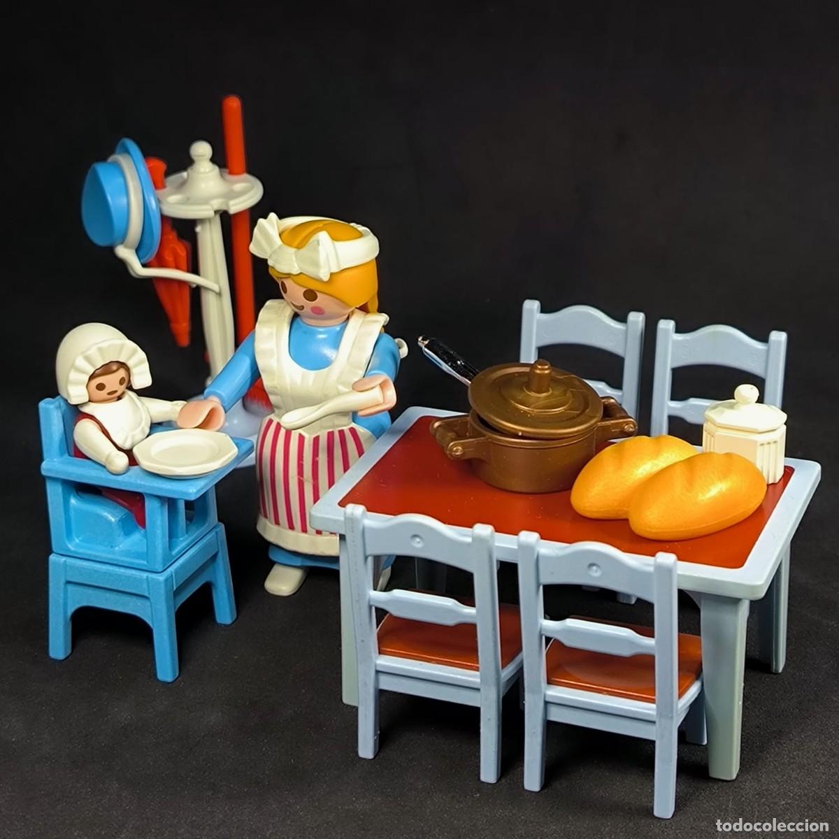 Playmobil: Playmobil comedor con ni&ntilde;era y bebe ☼