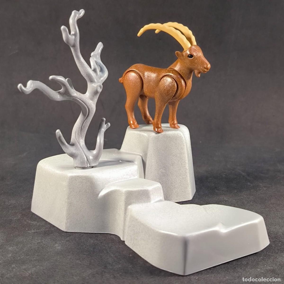 Playmobil: Playmobil cabra montesa con roca ☼