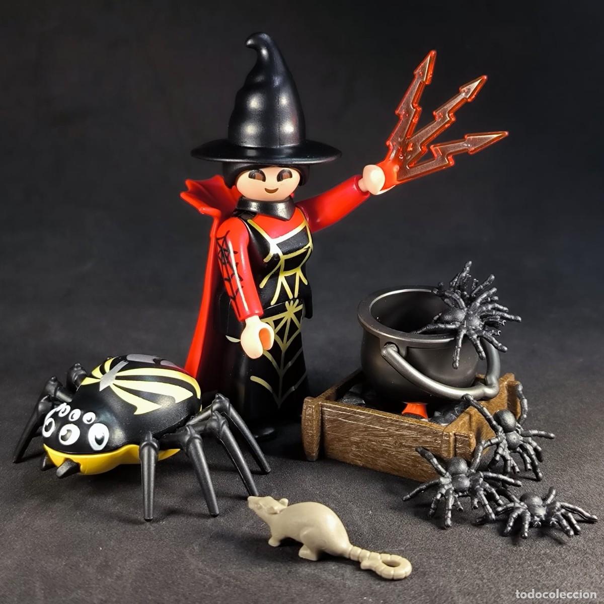 Playmobil: Playmobil bruja con ara&ntilde;as ☼
