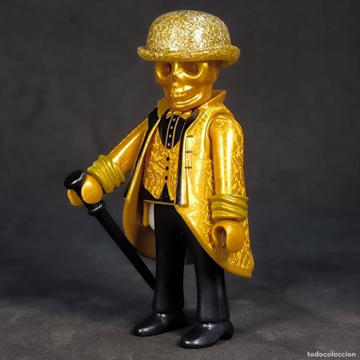 Playmobil: Playmobil caballero esqueleto dorado ☼